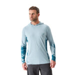 Koszulka wędkarska Caperlan Anty-UV Caperlan 500 UPF 50+