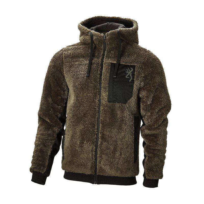 28012026697a172fa6dcb.jpeg BROWNING Snapshot Sherpa Sweater Green size M - obrazek 1
