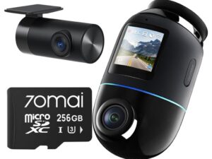 70mai Omni X800 4K set Czarna + karta 70mai SD 256GB