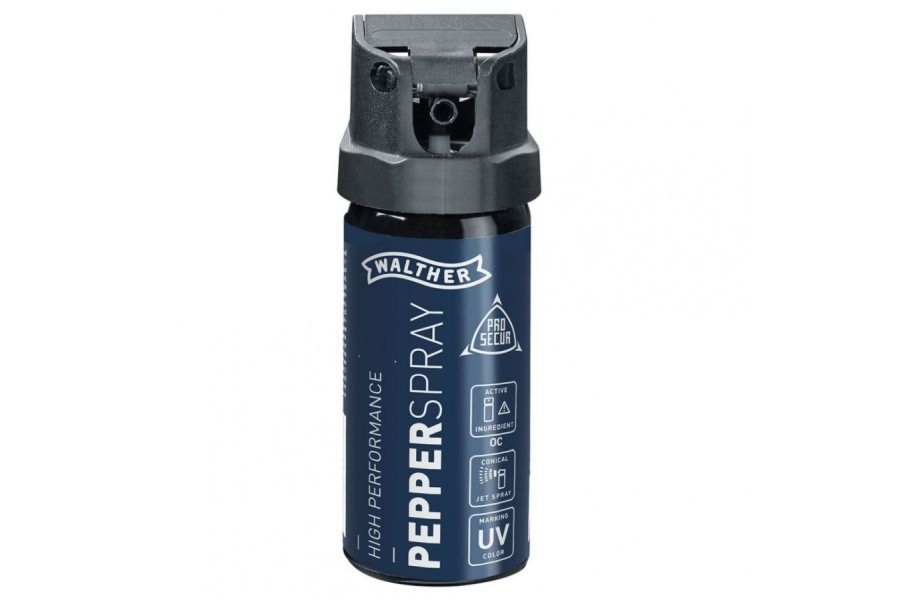 2602202669a0bca45d61d.jpeg Gaz pieprzowy WALTHER PRO SECUR 53 ml OC UV spray strumień stożkowy - obrazek 1