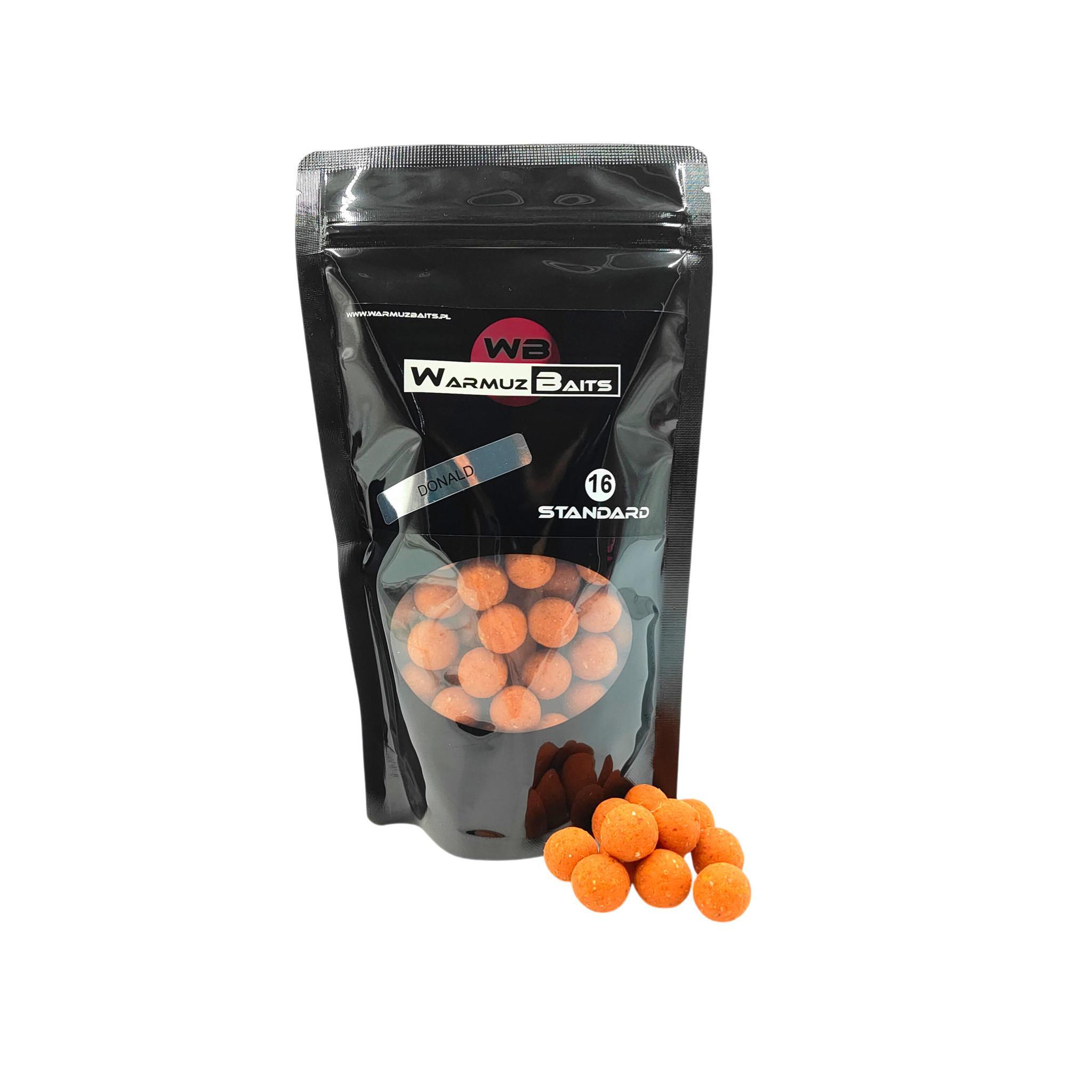 2404202669eb1b396d8e2.jpeg Kulki zanętowe 16mm Warmuz Baits Worek 250g DONALD - obrazek 1
