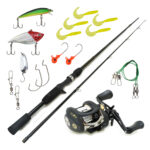 FISH-XPRO Zestaw baitcasting 1,95 m