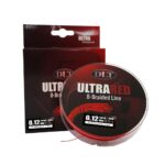 DLT UltraRed-8 plecionka 200m 0,12mm - gładka i bez rozciągania