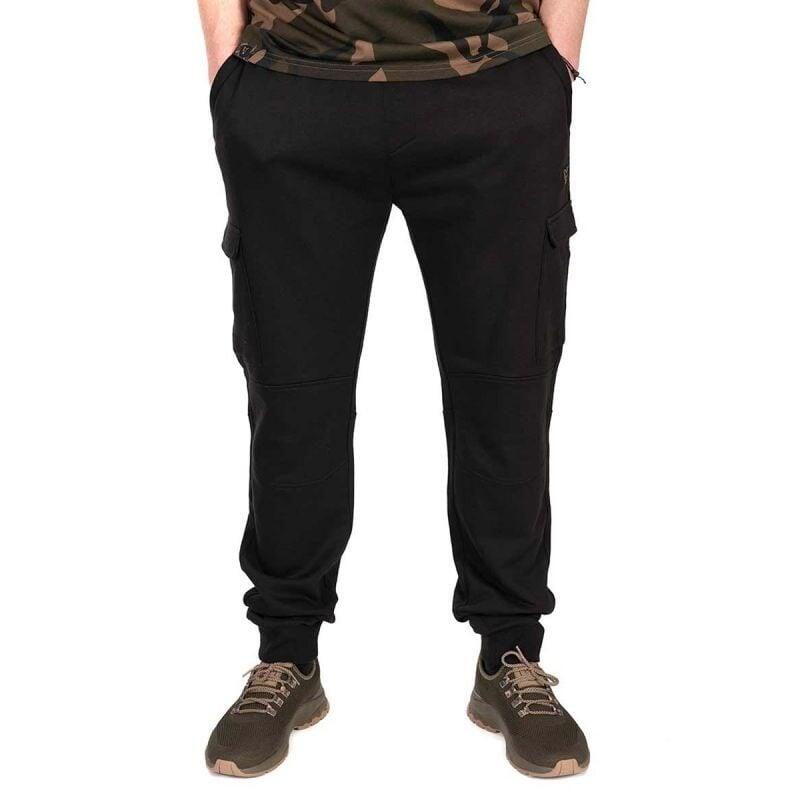 0205202669f564f2aa8e1.jpeg Spodnie Wędkarskie Dresowe Fox Lw Black Camo Combat Joggers - obrazek 1