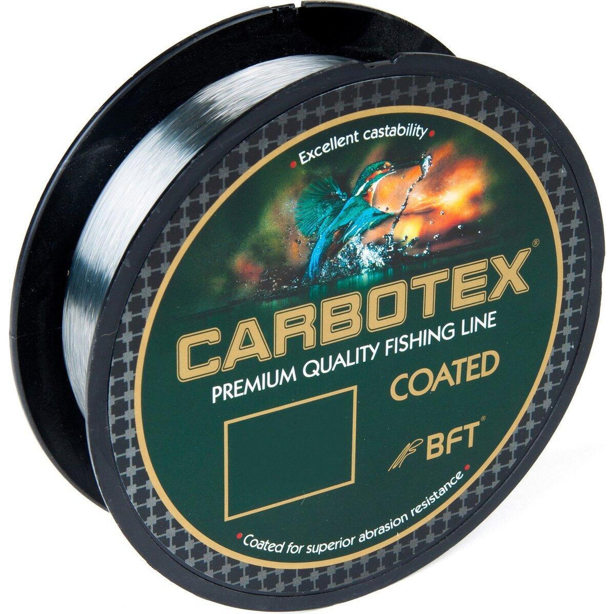 0205202669f56d7174753.jpeg Carbotex Coated - Żyłka Wędkarska Nylonowa - 0.10mm - 150m - Wytrzymała - obrazek 1