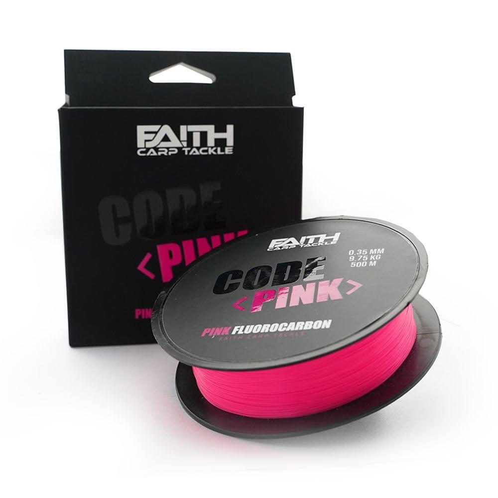 0205202669f56e951cbd7.jpeg Faith Code Pink 0,35mm 500m - fluorocarbon żyłka - obrazek 1