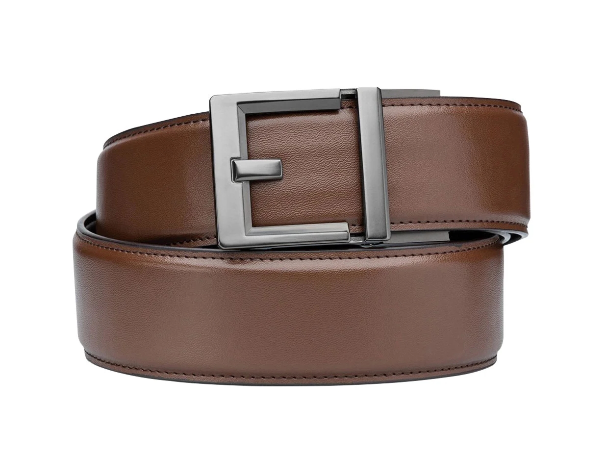 010620266a1d87ed71589.jpeg Pasek do spodni Kore Essentials Leather Garrison Gun Belt G2 brązowy (G2GGUNBRN) - obrazek 1