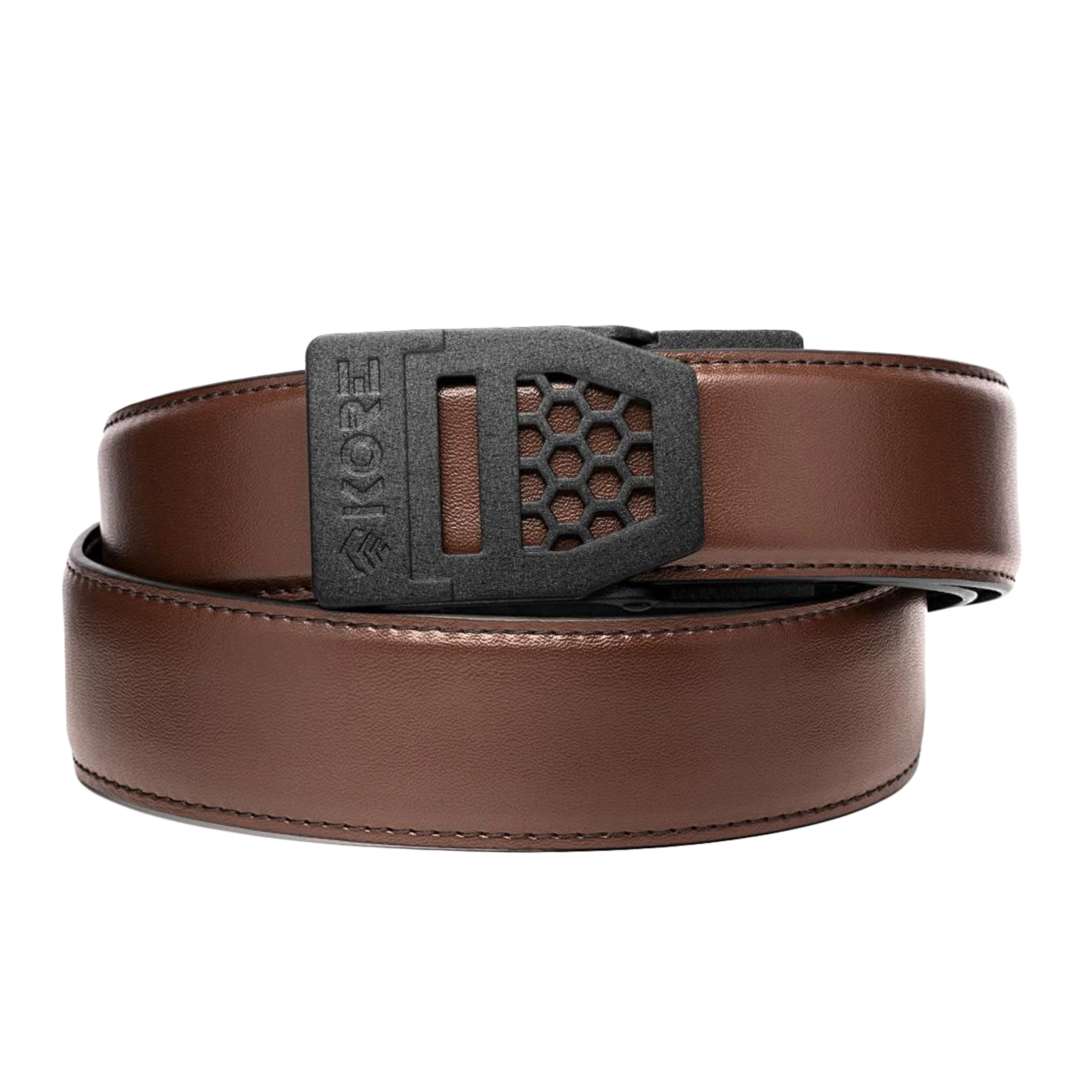 010620266a1d889b1f705.jpeg Pas strzelecki Kore Essentials Leather Gun Belt X6 brązowy (X6B-GUNBRN) - obrazek 1