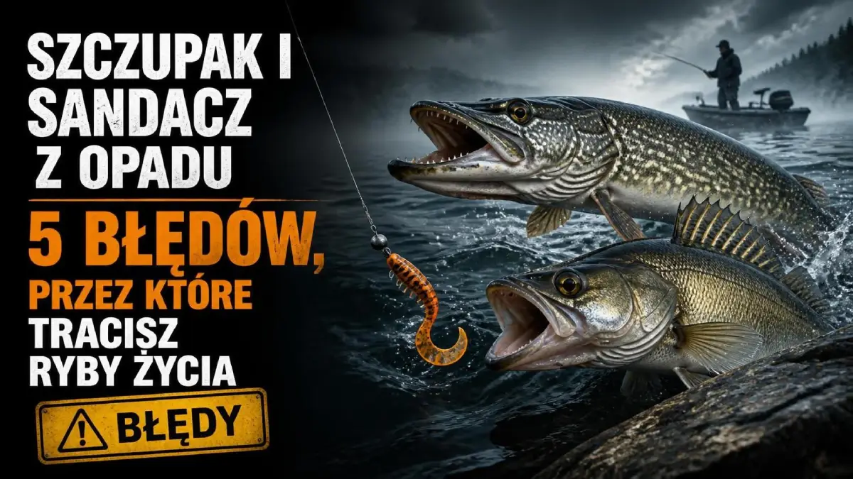 Szczupak i sandacz z opadu_ 5 błędów, które kosztują